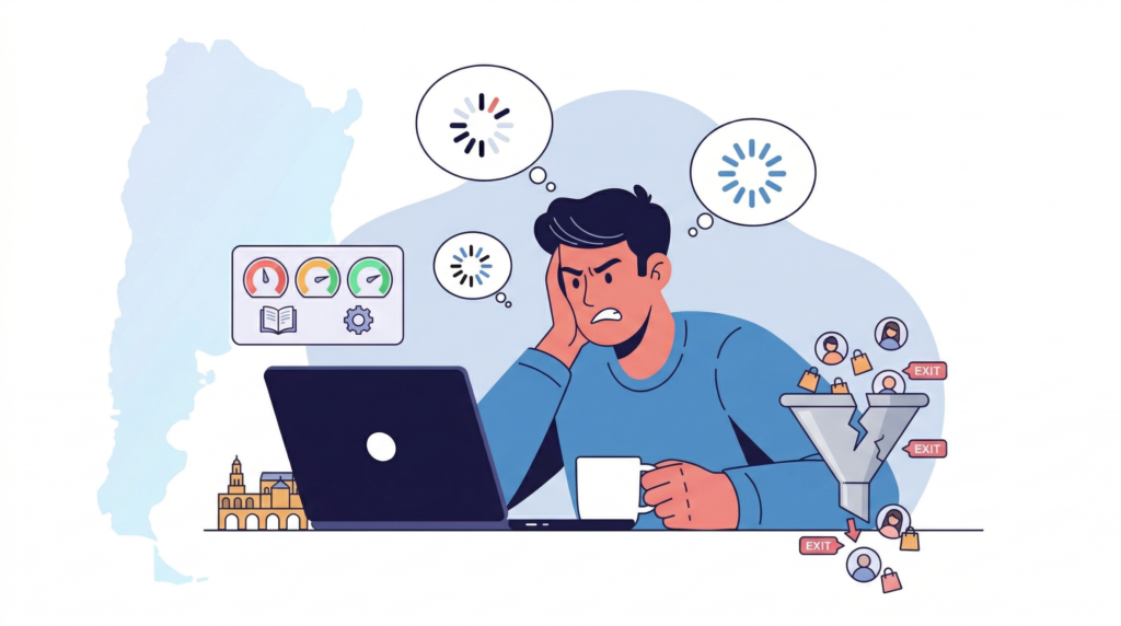 Tu Web es Lenta y Perdés Clientes: Cómo Optimizar Core Web Vitals (Guía Práctica para Negocios de Córdoba) 1 WEB LENTA